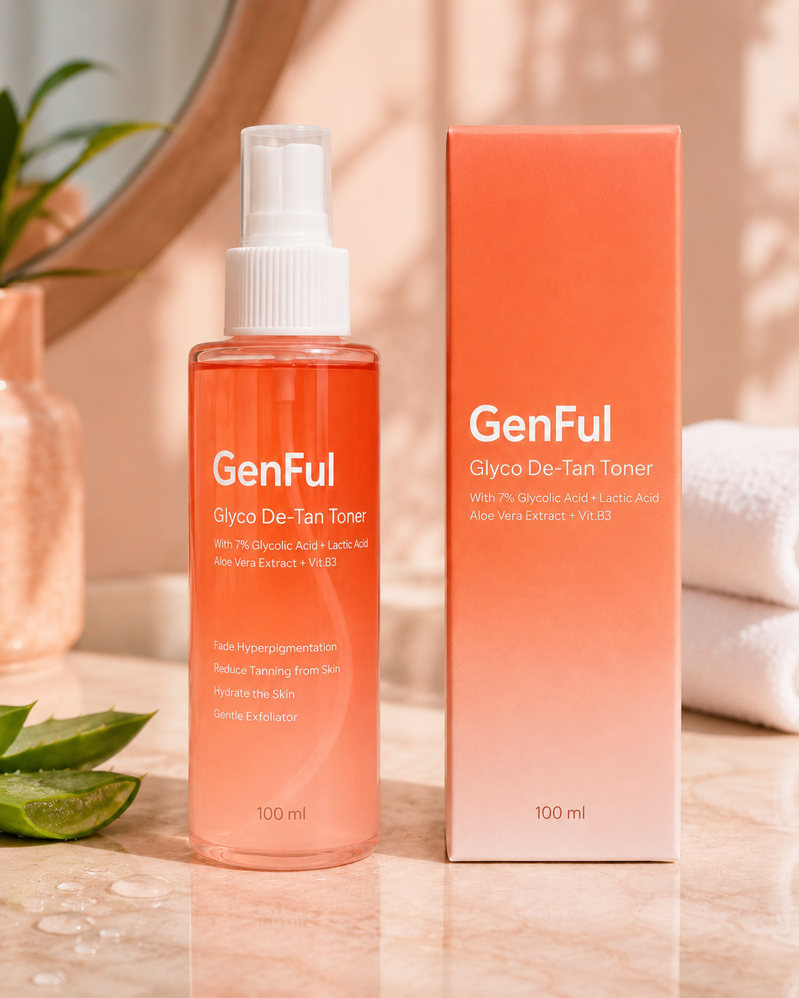 GenFul Glyco De-Tan Toner
